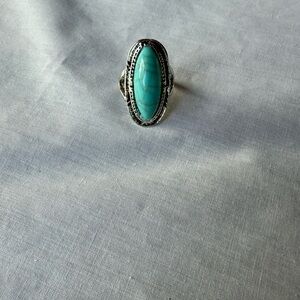 Turquoise Gemstone Silver Ring
